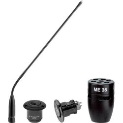 Sennheiser | Sennheiser IS Series Gooseneck Microphone Package - Includes: MZH-3040 Gooseneck, MZT-30 XLR Flange, MZS-31 Shock-mount and