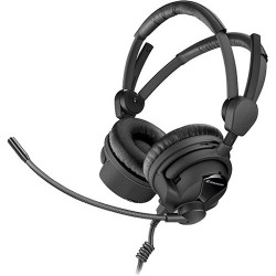Intercom fejhallgatók | Sennheiser HME26-II-600 (4)-8 Double-Sided Broadcast Headset with Cardioid Mic & Unterminated Cable