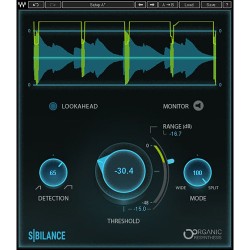 Waves | Waves Sibilance - Vocal De-Esser Software for Pro Audio Applications (Download)