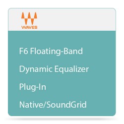 Waves | Waves F6 Floating-Band Dynamic Equalizer Plug-In (Native/SoundGrid, Download)