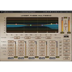 Waves | Waves Linear Phase Multiband Compressor - Multiband Compression Plug-In (TDM/Native/SoundGrid, Download)