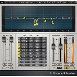 Waves | Waves Q10 Equalizer - Paragraphic EQ Plug-In (TDM/Native/SoundGrid, Download)