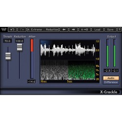 Waves X-Crackle - Surface Noise and Crackle Removal Plug-In (Native/SoundGrid, Download)