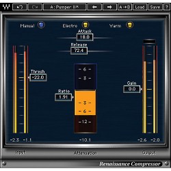 Waves | Waves Renaissance Compressor - Dynamics Plug-In (Native/SoundGrid, Download)