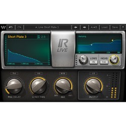 Waves | Waves IR-Live Convolution Reverb - IR-Based Reverb Plug-In (Native/SoundGrid, Download)