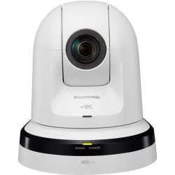 Panasonic 20x Zoom 4K PTZ Camera with 3G/HD/SD-SDI & HDMI Output and NDI (White)