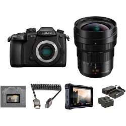 Panasonic Lumix DC-GH5 Mirrorless Micro Four Thirds Digital Camera with 8-18mm Lens and Pro HDR Kit