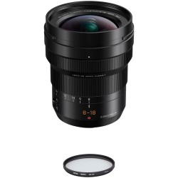 Panasonic Leica DG Vario-Elmarit 8-18mm f/2.8-4 ASPH. Lens with UV Filter Kit