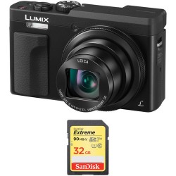 Panasonic Lumix DC-ZS70 Digital Camera with Free Accessory Kit (Black)