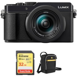 Panasonic Lumix DC-LX100 II Digital Camera with Accessory Kit