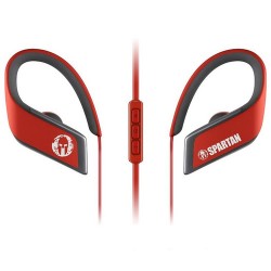 Casque Bluetooth | Panasonic RP-BTS30-P1-R WINGS Wireless Bluetooth Sport Clips with Mic & Controller Spartan Limited Edition (Red)