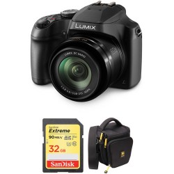 Panasonic Lumix DC-FZ80 Digital Camera with Free Accessory Kit