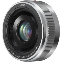 Panasonic Lumix G 20mm f/1.7 II ASPH. Lens (Silver)