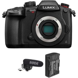 Panasonic Lumix DC-GH5S Mirrorless Micro Four Thirds Digital Camera with Microphone Kit