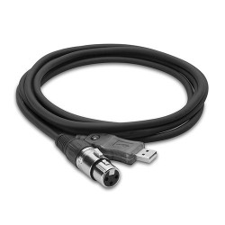 Hosa Technology | Hosa Technology Tracklink Microphone XLR Female to USB Interface Cable (10')