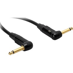 Hosa Technology | Hosa Technology Right Angle 1/4 Plug Male to Right Angle 1/4 Plug Male Edge Guitar Cable (12)