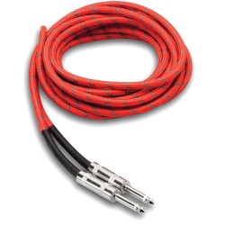 Hosa Technology | Hosa Technology 3GT Series Cloth Guitar Cable (Red/Green) - 18'