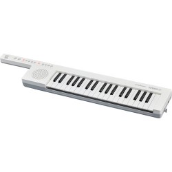 Yamaha Sonogenic SHS-300 Mini Keytar Instrument and Keyboard Controller (White)