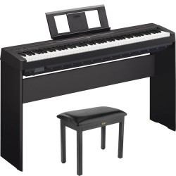 Yamaha P-45 Compact 88-Key Portable Digital Piano Kit with Stand and Bench