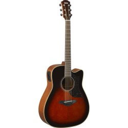 Yamaha | Yamaha A1M Western Acoustic/Electric Cutaway Guitar (Tobacco Brown Sunburst)