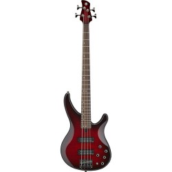 Yamaha | Yamaha TRBX604FM 4-String Electric Bass Guitar (Dark Red Burst)