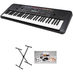 Yamaha PSR-E263 61-Key Portable Keyboard Kit with Stand and Accessory Package