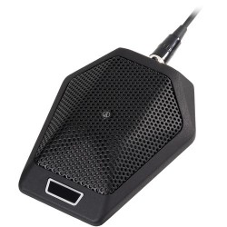 Audio Technica | Audio-Technica U891RCb Cardioid Boundary Microphone with LED and Local/Remote Switching (Black)