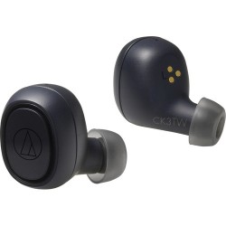 Audio-Technica Consumer ATH-CK3TW Wireless In-Ear Headphones (Black)