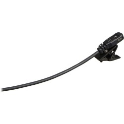 Audio-Technica MT830mW Omnidirectional Lavalier Microphone for Wireless (Black, 3.5mm Connector)