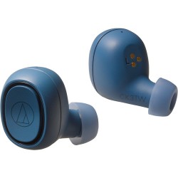 Audio-Technica Consumer ATH-CK3TW Wireless In-Ear Headphones (Blue)