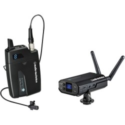 Audio Technica | Audio-Technica ATW-1701/L System 10 Digital Camera-Mount Wireless Omni Lavalier Microphone System (2.4 GHz)