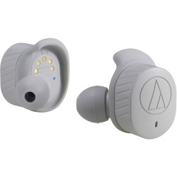 Audio-Technica Consumer ATH-SPORT7TW SonicSport True Wireless In-Ear Headphones (Gray)
