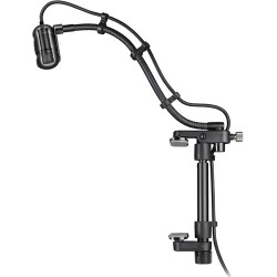 Audio-Technica ATM350GL Cardioid Condenser Instrument Microphone with Guitar Mounting System (9 Gooseneck)