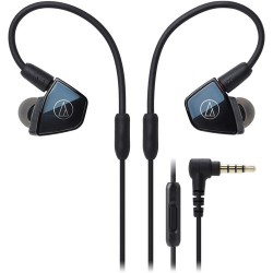 Audio-Technica Consumer ATH-LS400iS In-Ear, Quad Armature Driver Headphones with In-Line Mic and Control