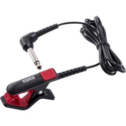 Korg CM-300 Clip-On Contact Microphone (Black/Red)