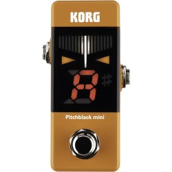 Korg | Korg Pitchblack Mini Pedal Tuner (Limited Edition Orange)