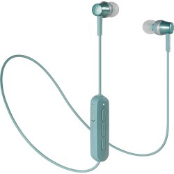 Audio-Technica Consumer Wireless In-Ear Headphones IPX2 Water Resistant Multi-Point Pairing (Gray)