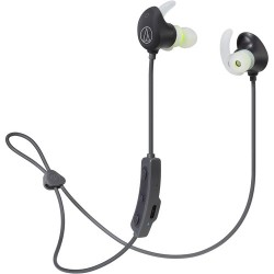Audio-Technica Consumer Wireless In-Ear Headphones IPX5 Water Resistant (Black)
