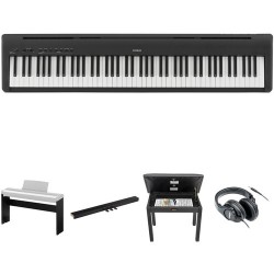 Kawai | Kawai ES 110 Portable Digital Piano Kit with Stand, Pedal, Bench, and Headphones