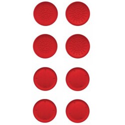 HYPERKIN Silicone Thumb Grips for Switch Joy-Con (8-Pack, Neo Red)