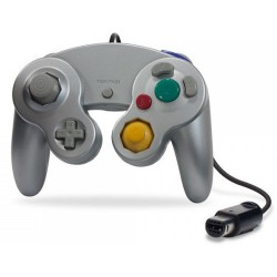 HYPERKIN CirKa Wii/GameCube Wired Controller (Silver)