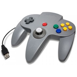 HYPERKIN | HYPERKIN CirKa N64 USB Controller for PC & Mac (Gray)