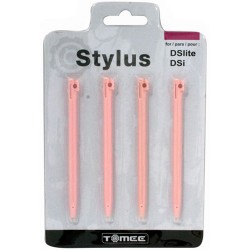 HYPERKIN Tomee Stylus Pen Set for DSi/ DS Lite (4-Pack, Pink)