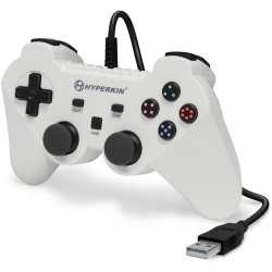 HYPERKIN Brave Knight Premium PS3 Controller (White)