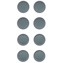 HYPERKIN Silicone Thumb Grips for Switch Joy-Con (8-Pack, Neo Gray)