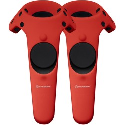 HYPERKIN GelShell Silicone Skin for HTC Vive Controllers (2-Pack, Red)