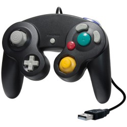 HYPERKIN CirKa Premium GameCube-Style USB Controller (Black)