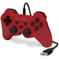 HYPERKIN Brave Knight Premium PS3 Controller (Red)