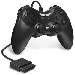 HYPERKIN | HYPERKIN Armor3 Wired Game Controller for Sony PS2 Console (Black)