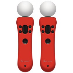 HYPERKIN GelShell PS Move Silicone Skin (Red, 2-Pack)